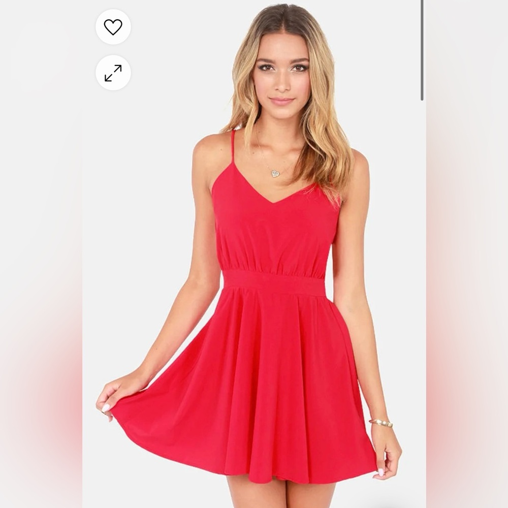 Lucy Love: Penelope Red Dress